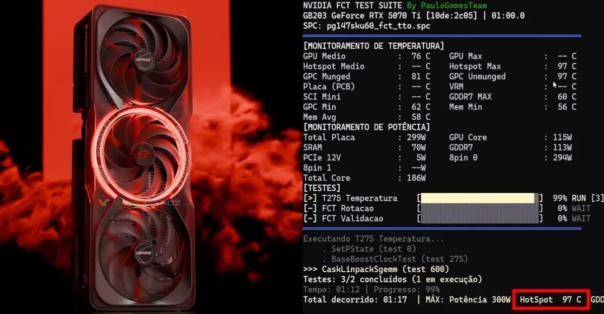 Энтузиастам удалось разблокировать датчик температуры HotSpot у видеокарт GeForce RTX 50, который заблокировала Nvidia