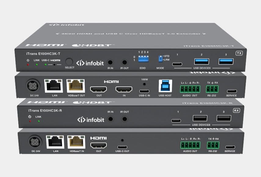 Линейку удлинителей Infobit пополнила модель iTrans E100HC3K