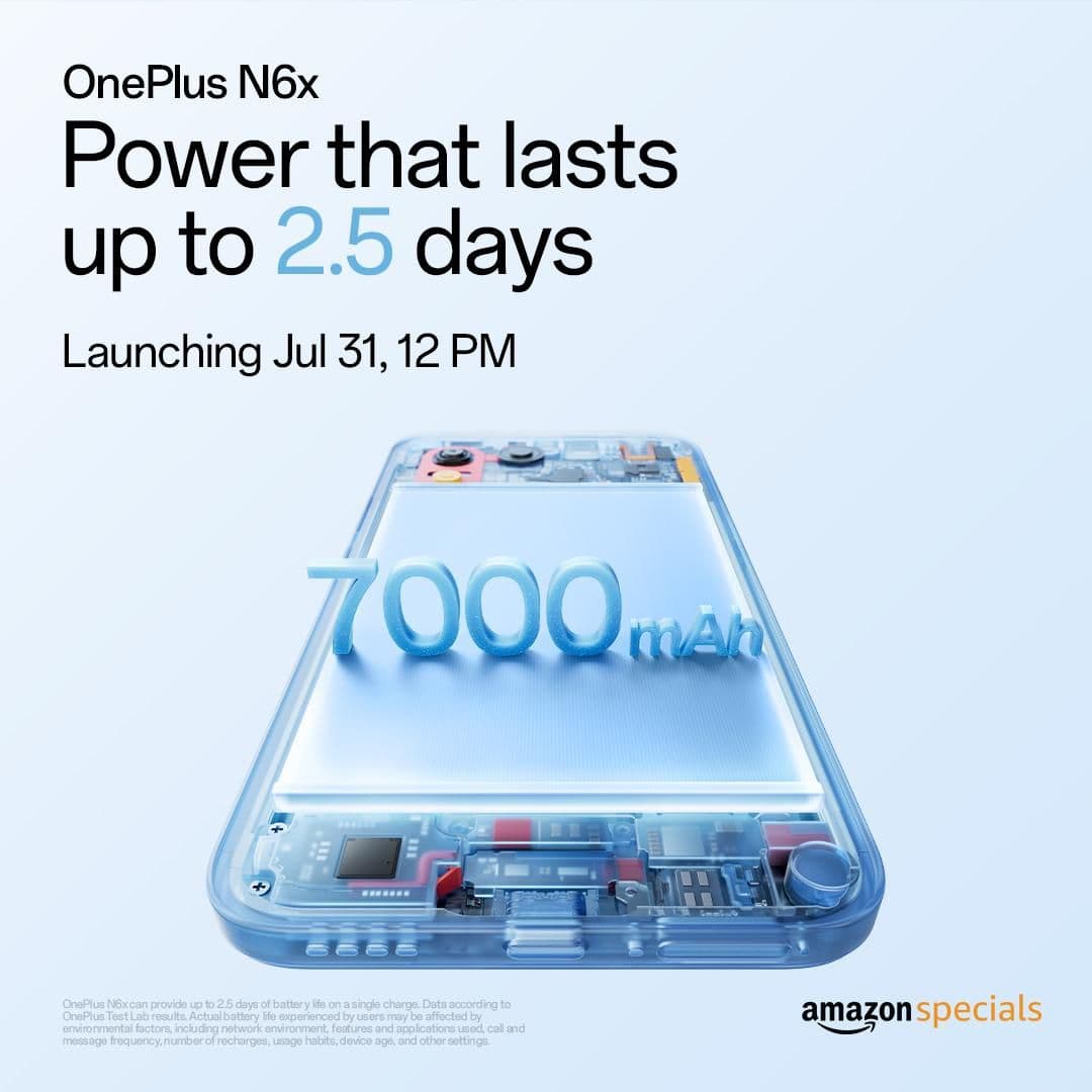 20 часов непрерывного просмотра видео и 5,5 дней прослушивания музыки. OnePlus N6x получит большую батарею