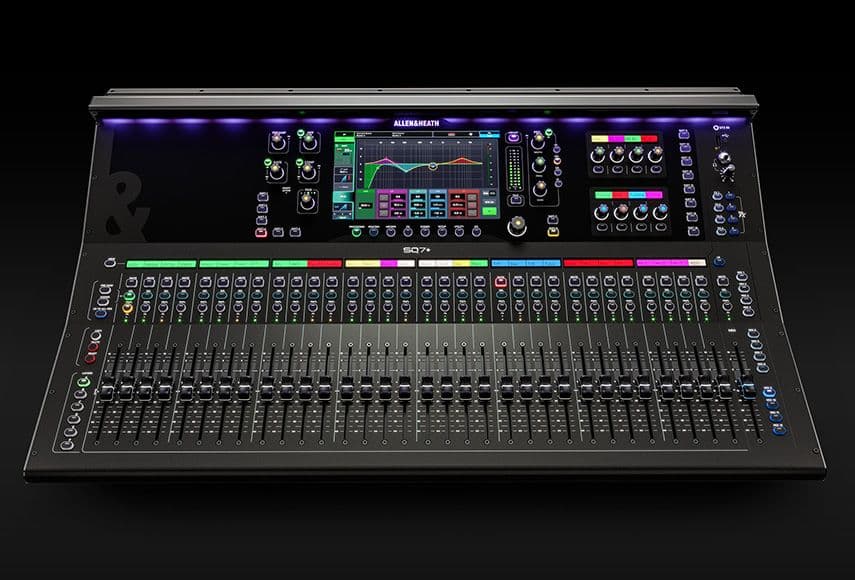 Allen & Heath объявил о выпуске серии цифровых микшеров SQ+