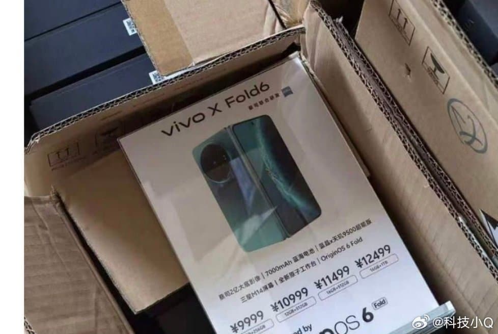 Гигантский экран на 8 дюймов от Samsung, камера на 200 Мп, перископ с датчиком Sony и поддержкой телеконвертера. Названы цены Vivo X Fold6