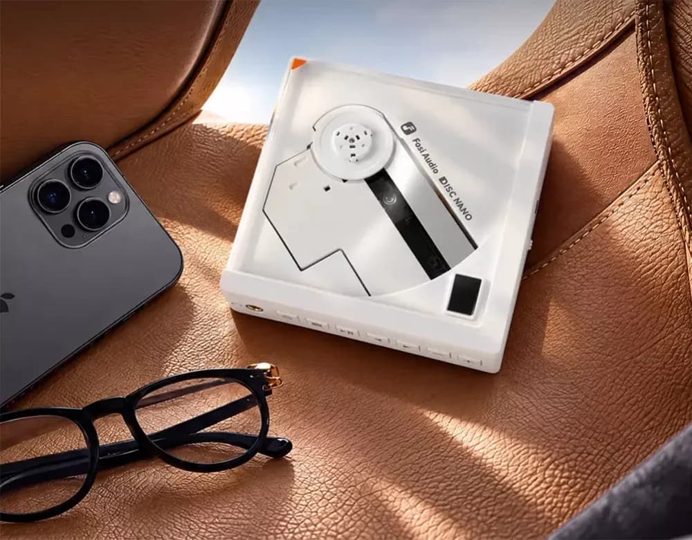 Fosi Audio DISC Nano – компактный CD-плеер с Bluetooth, балансным выходом и MagSafe