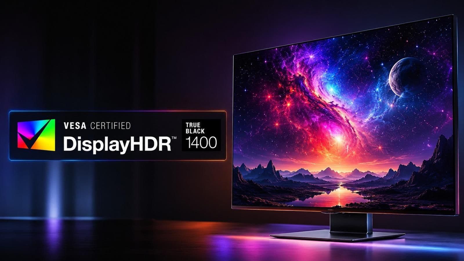 Стандарт для OLED-мониторов нового поколения. VESA анонсировала стандарт DisplayHDR True Black 1400