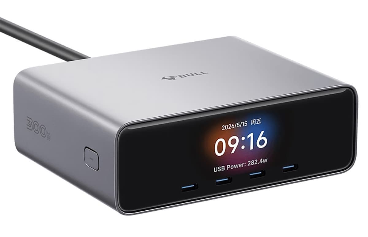 3-дюймовый экран, 6 портов USB и 300 Вт: представлена мощная зарядная станция Small Electric Cabin 300W Smart Super Charging Station Ultra